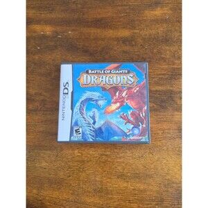 Battle of Giants Dragons Nintendo DS CASE & MANUAL ONLY No Game Ubisoft 2009